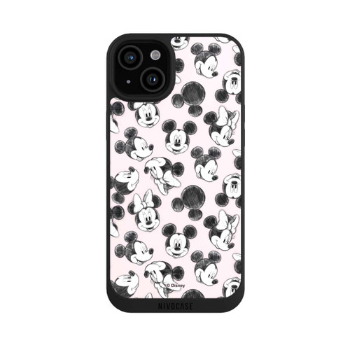 Apple iPhone 15 Plus NIVOpure Minnie &amp; Mickey Many Faces Pink