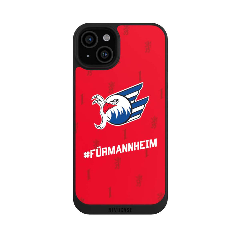 iPhone 15 Plus NIVOpure Adler Mannheim Logo Rot