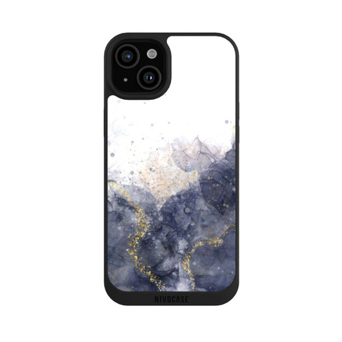 Apple iPhone 15 Plus NIVOpure Alcohol Ink Blue Glamour