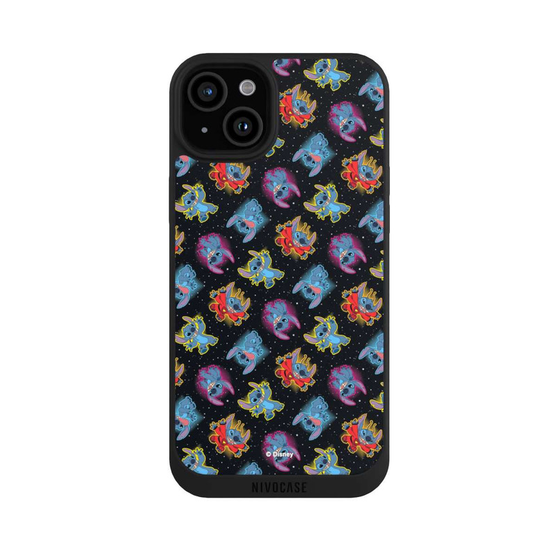 iPhone 15 Plus NIVOpure Stitch Pattern Black
