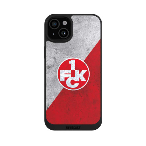 Apple iPhone 15 Plus NIVOpure 1.FC Kaiserslautern-Beton Logo red
