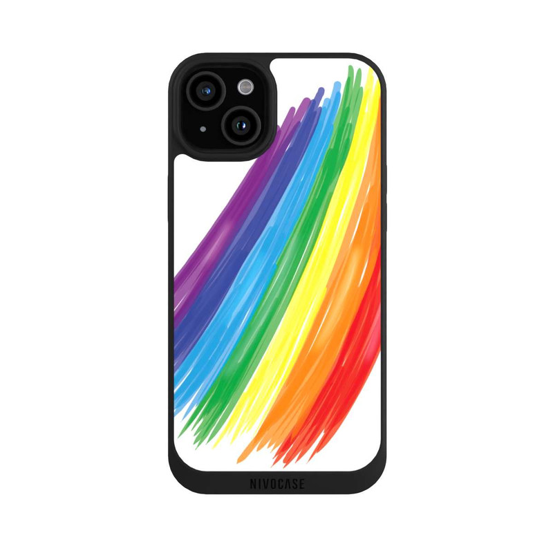 iPhone 15 Plus NIVOpure Arc-en-ciel Peint