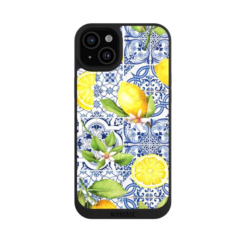 iPhone 15 Plus NIVOpure Citrons Grecques Pattern