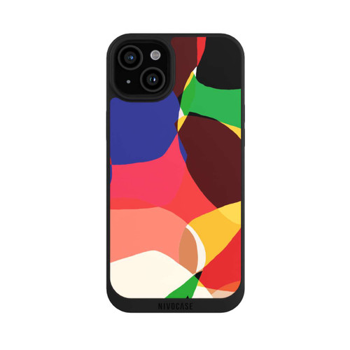 Apple iPhone 15 Plus NIVOpure Colorful Retro Shapes Background