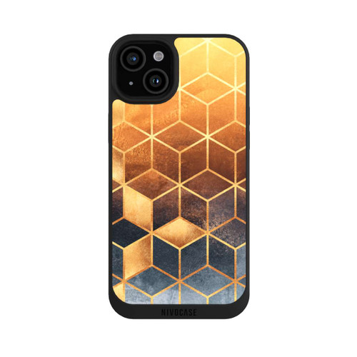 Apple iPhone 15 Plus NIVOpure Cubes Dorés