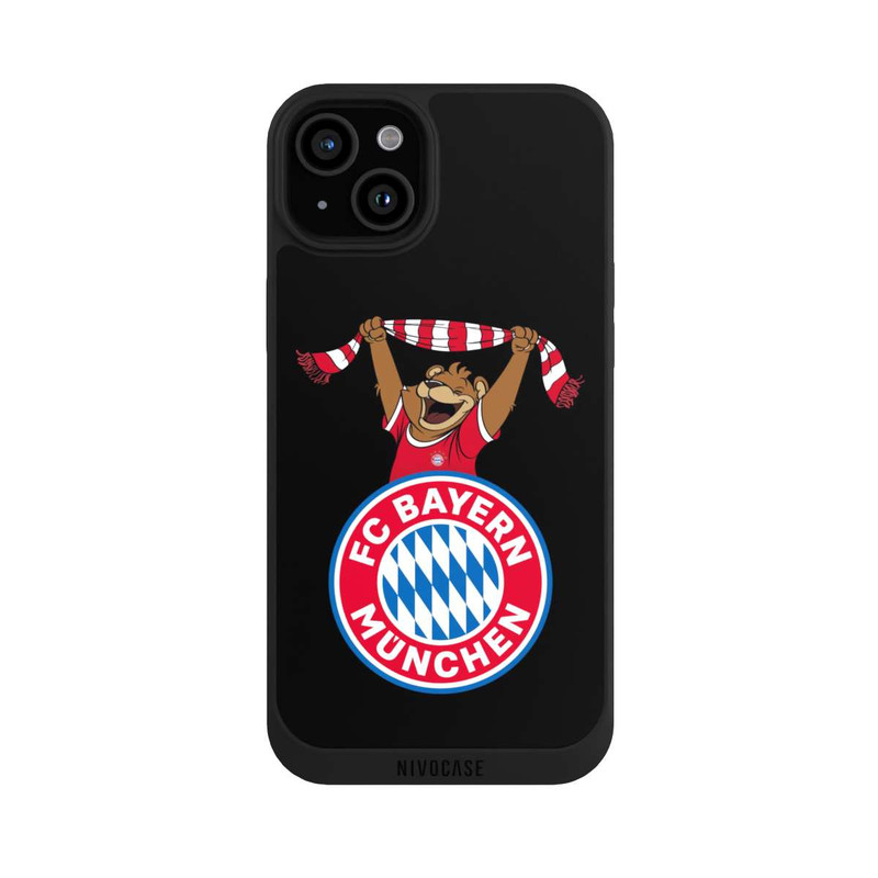 iPhone 15 Plus NIVOpure Bernie Jubel mit Schal black