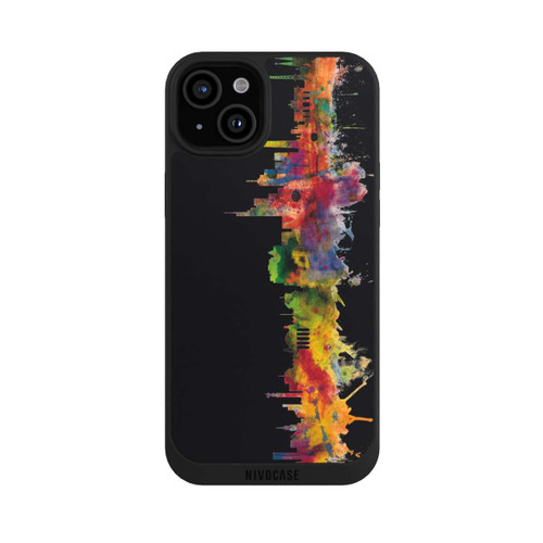 Apple iPhone 15 Plus NIVOpure Ligne d'horizon de Berlin Noir