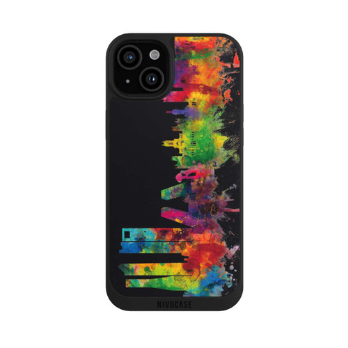 Apple iPhone 15 Plus NIVOpure Ligne d'horizon de Madrid Espagne Noir