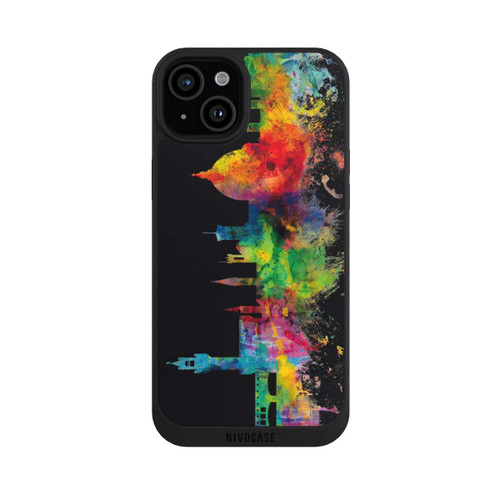 Apple iPhone 15 Plus NIVOpure Florence Italie Ligne d'horizon Noir