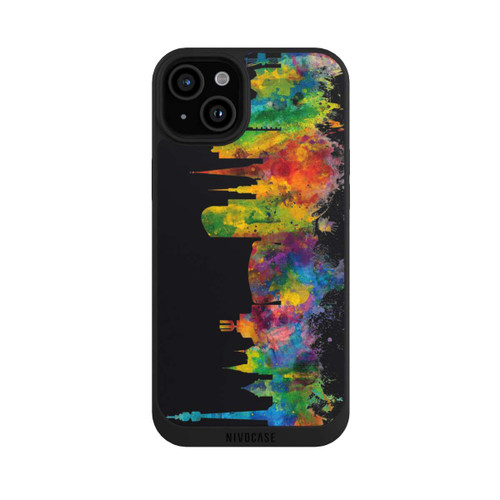 Apple iPhone 15 Plus NIVOpure Dortmund Allemagne Ligne d'horizon Noir
