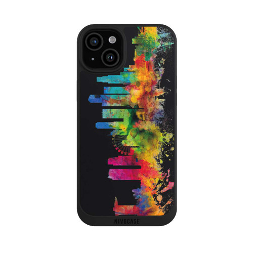 Apple iPhone 15 Plus NIVOpure Ligne d'horizon de Singapour noire