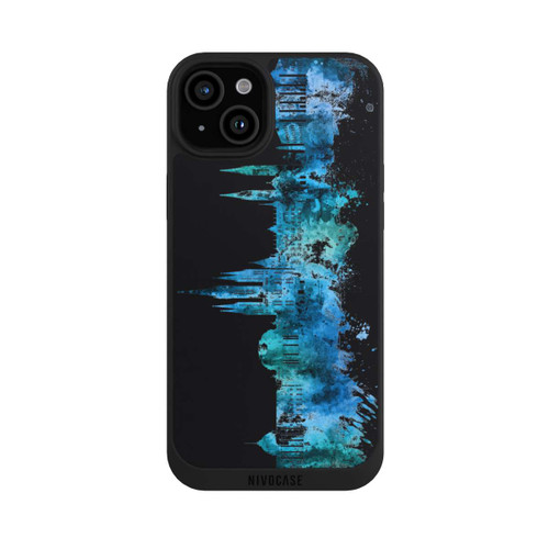 Apple iPhone 15 Plus NIVOpure Wiesbaden Allemagne Ligne d'horizon Noir