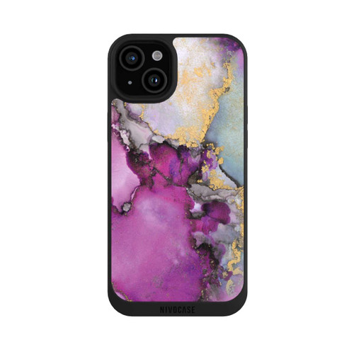 Apple iPhone 15 Plus NIVOpure Alcohol Ink Art Pink