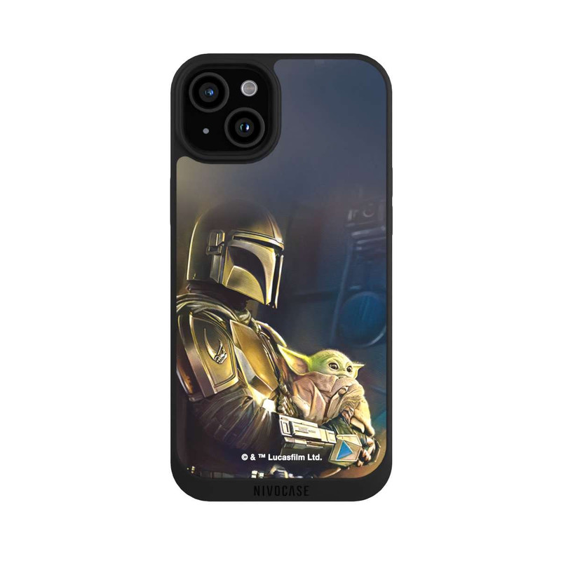 iPhone 15 Plus NIVOpure Mandalorian and Grogu inside Ship