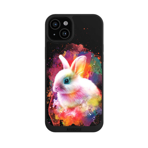 Apple iPhone 15 Plus NIVOpure Lapin joyeux noir