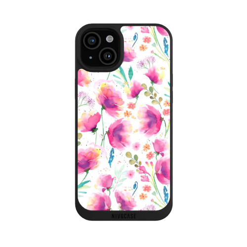 Apple iPhone 15 Plus NIVOpure Watercolor Abstract Poppies