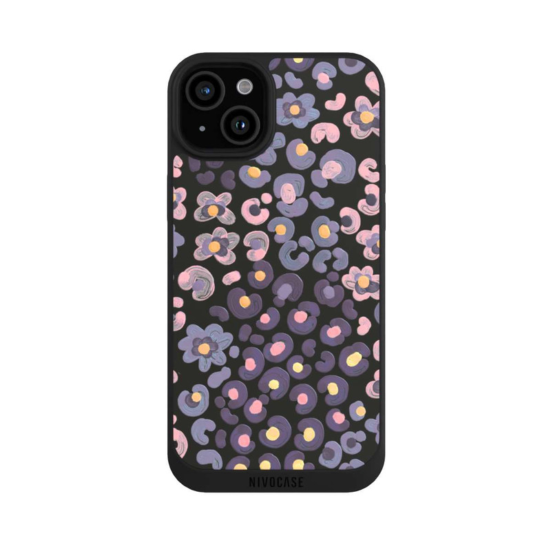 iPhone 15 Plus NIVOpure Peau d'animal avec fleurs
