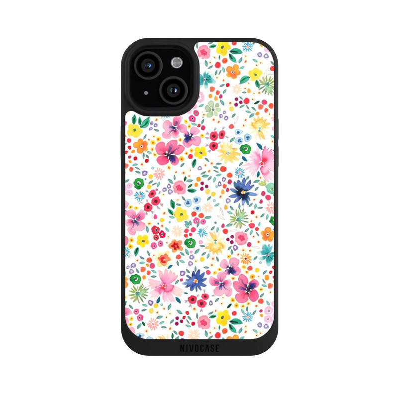 iPhone 15 Plus NIVOpure Millefleurs Pink Spring Garden