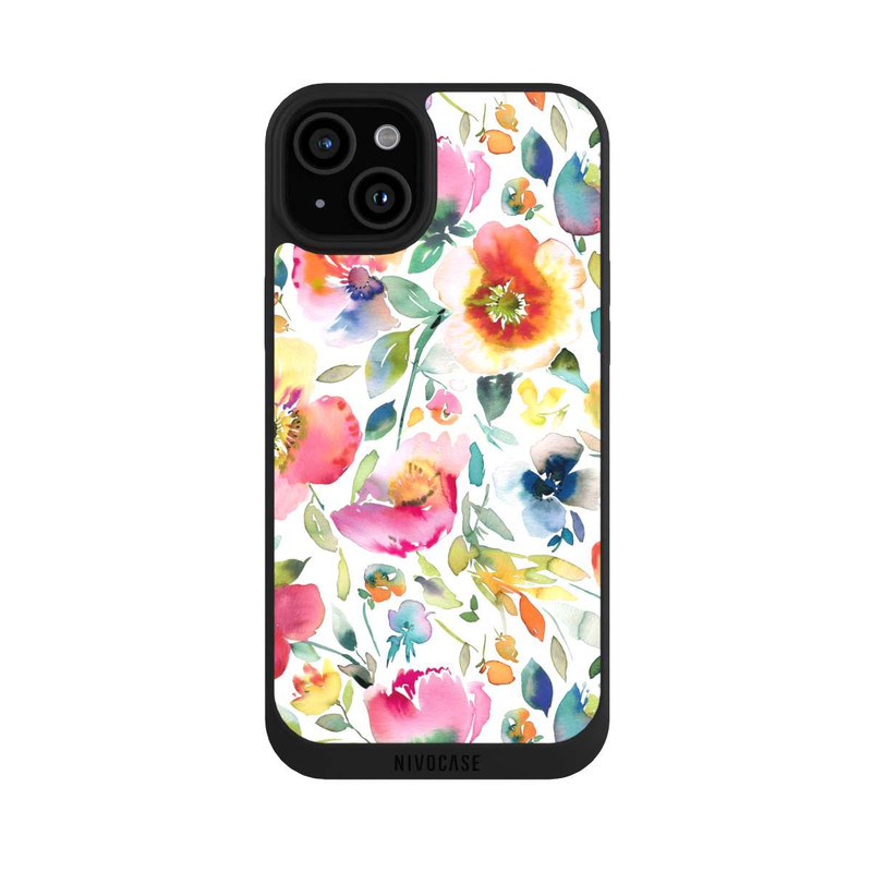 iPhone 15 Plus NIVOpure Psychedelic Poppies Multicolor