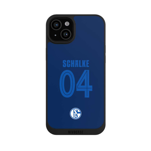 Apple iPhone 15 Plus NIVOpure Schalke 04 Dunkelblau