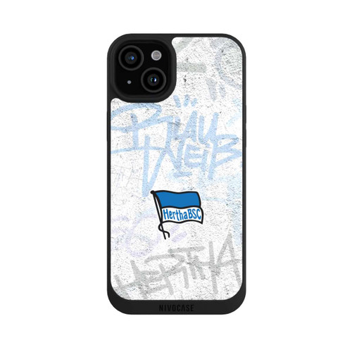 Apple iPhone 15 Plus NIVOpure Street Graffiti Grau