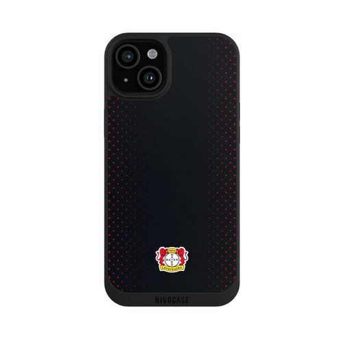 Apple iPhone 15 Plus NIVOpure Bayer 04 Leverkusen Schwarz mit Muster