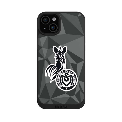 Apple iPhone 15 Plus NIVOpure MSV Duisburg Polygon Muster