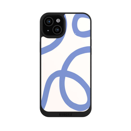 Apple iPhone 15 Plus NIVOpure Blue Pattern