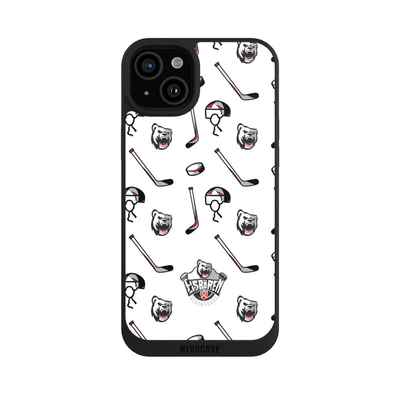 iPhone 15 Plus NIVOpure Eisbären Logo Pattern