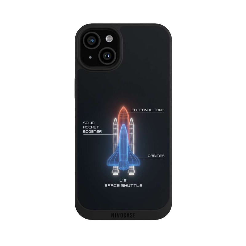 iPhone 15 Plus NIVOpure Space Shuttle Drahtmodell