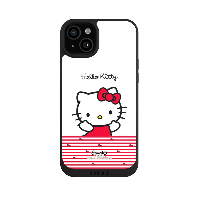iPhone 15 Plus NIVOpure Hello Kitty Lines and Bows 