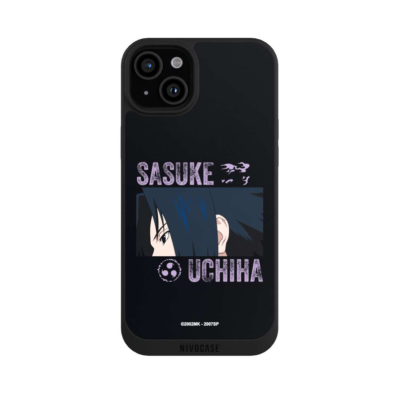 iPhone 15 Plus NIVOpure Sasuke Uchiha Close-Up