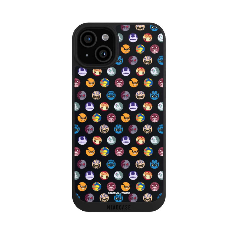 iPhone 15 Plus NIVOpure Bijuu Muster Schwarz