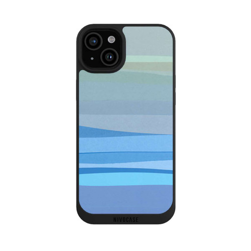 Apple iPhone 15 Plus NIVOpure Blue Abstract 1