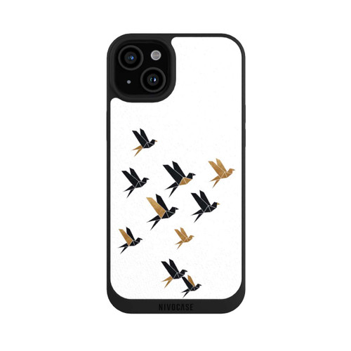 Apple iPhone 15 Plus NIVOpure Origami Birds Collage