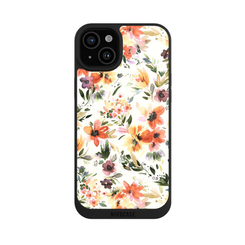 Apple iPhone 15 Plus NIVOpure Summer Artistic Flowers Ivory