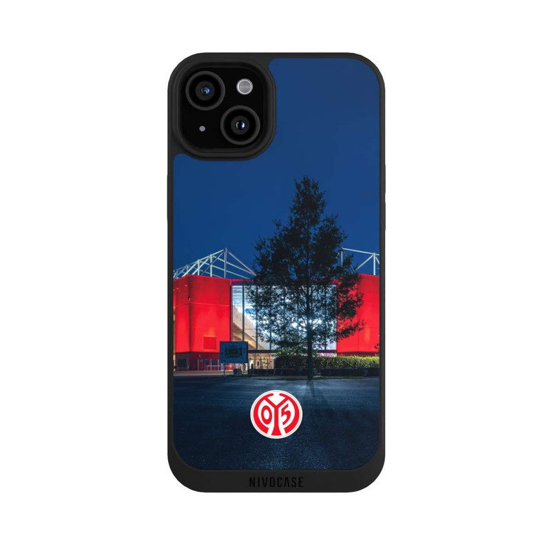iPhone 15 Plus NIVOpure Mainz 05 Stadion bei Nacht