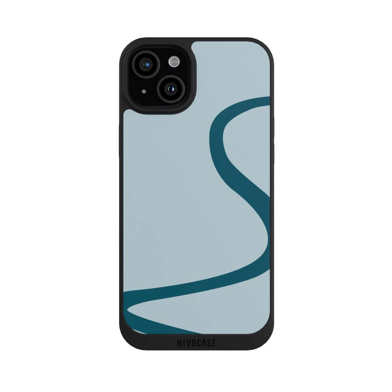 iPhone 15 Plus NIVOpure Trendy Blue Line