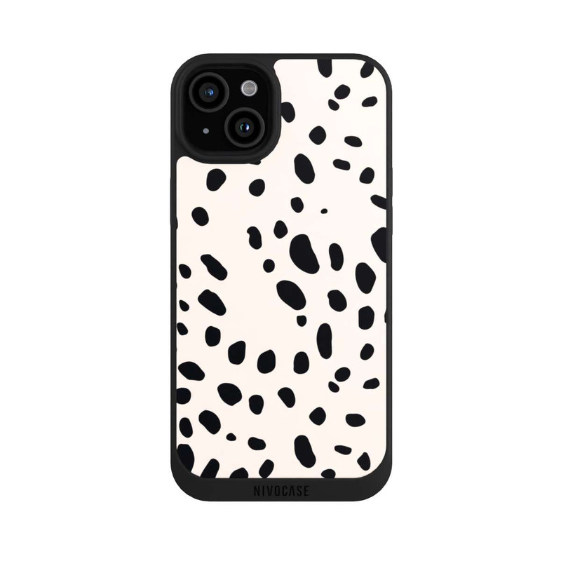 iPhone 15 Plus NIVOpure Tiermuster Gepard Schwarz
