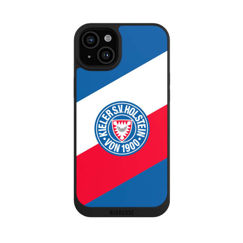 Apple iPhone 15 Plus NIVOpure Holstein Kiel Logo Streifen