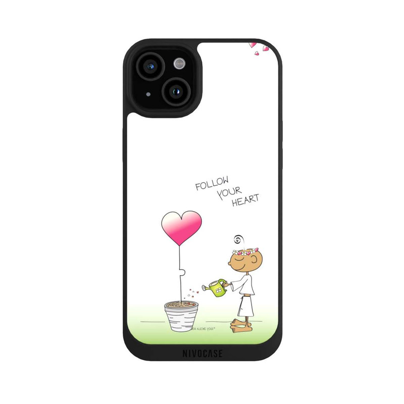 iPhone 15 Plus NIVOpure Follow Your Heart Planting Heart Der Kleine Yogi
