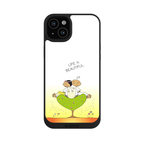 Apple iPhone 15 Plus NIVOpure Life is Beautiful Meditation Der Kleine Yogi