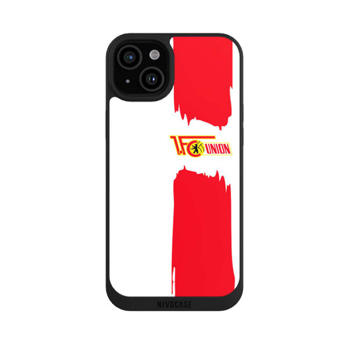 Apple iPhone 15 Plus NIVOpure 1. FC Union Berlin Logo Streifen