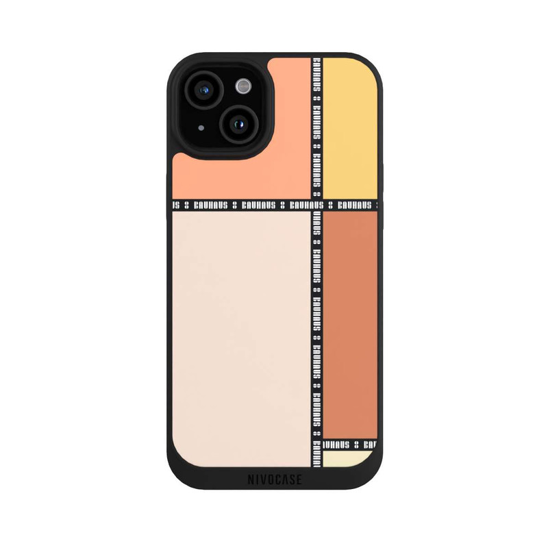 iPhone 15 Plus NIVOpure Bauhaus Squares-Pastel