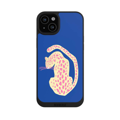 Apple iPhone 15 Plus NIVOpure Blue Pink Cat