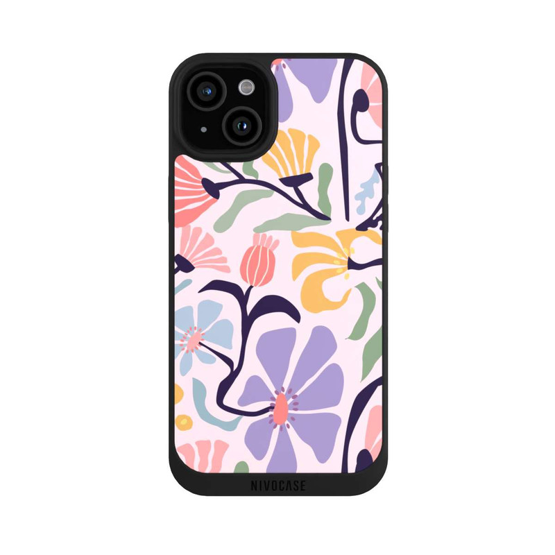 iPhone 15 Plus NIVOpure Flower Market Ibiza Pink