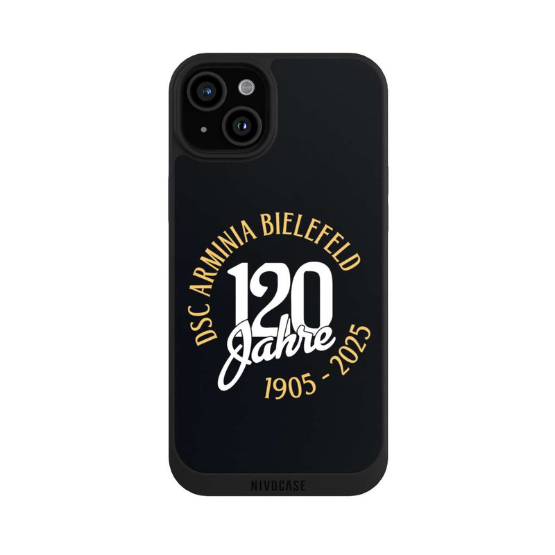 iPhone 15 Plus NIVOpure Arminia Bielefeld 120 Jahre Schwarz