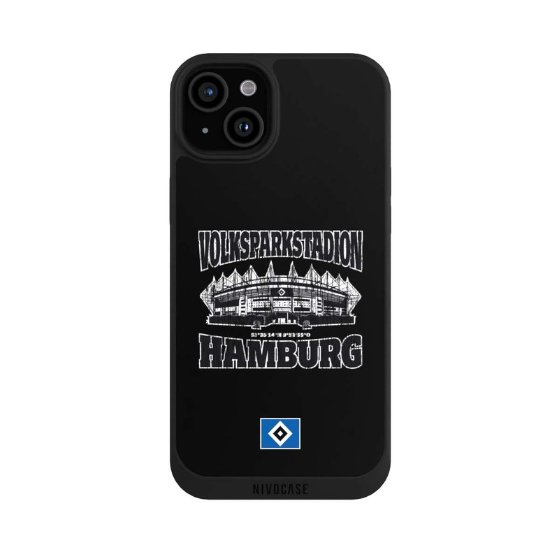 iPhone 15 Plus NIVOpure HSV Volksparkstadion Schwarz