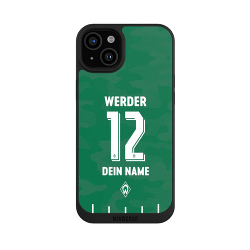Apple iPhone 15 Plus NIVOpure Werder Bremen Trikot Personalisierbar 25-26