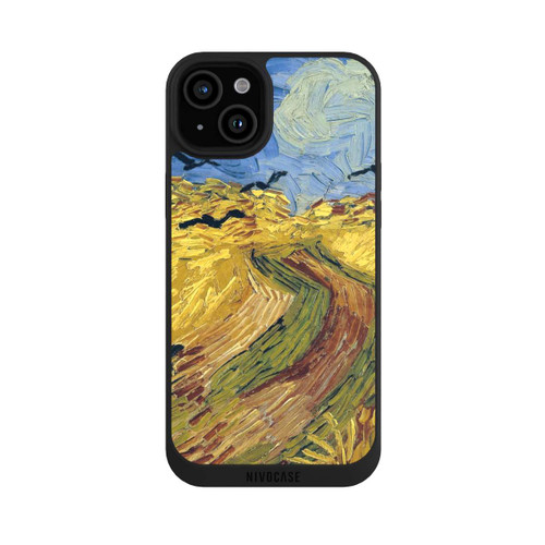 Apple iPhone 15 Plus NIVOpure Wheatfield with Crows by Vincent van Gogh